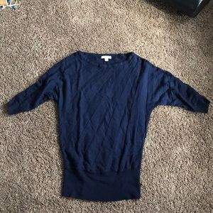 New York & Company NWOT dark blue top